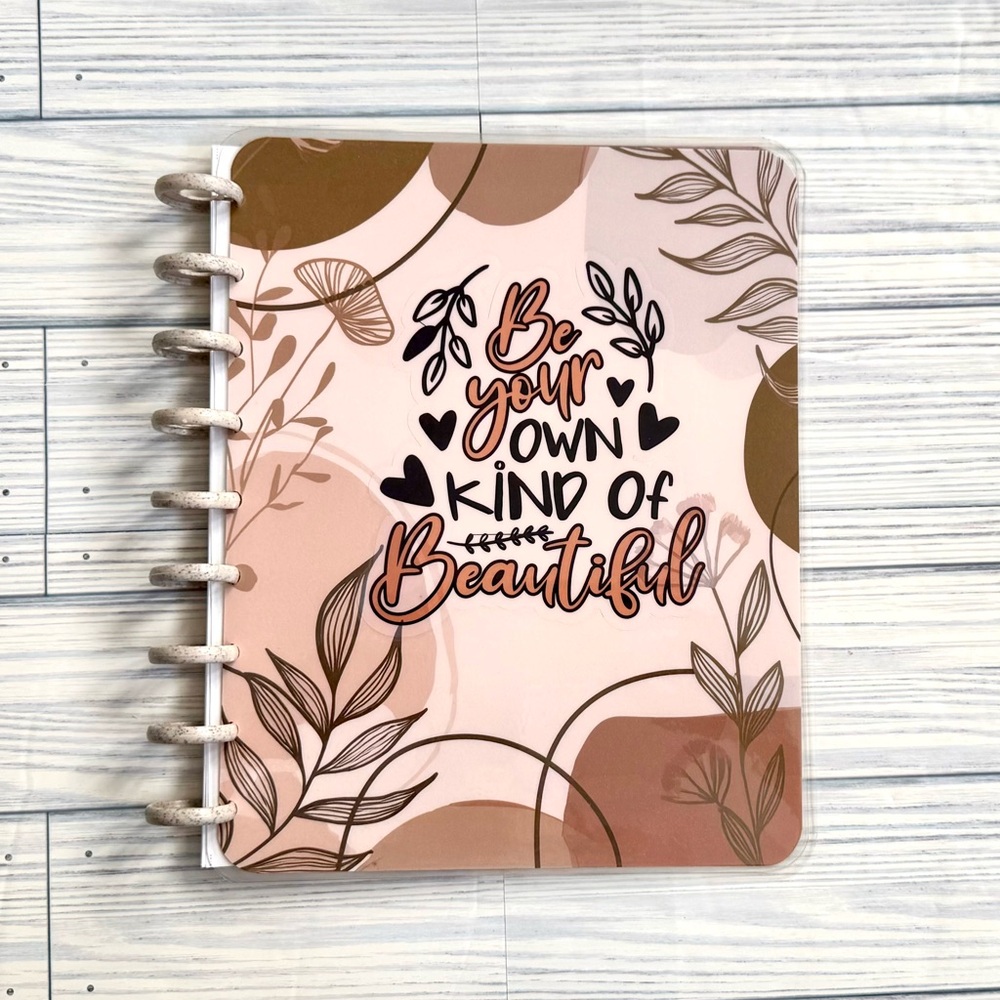 Happy Planner classic weekly layout Boho neutral Be your own kind of Beautiful